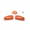  Kit de capace RFX Pro Reservoir Cap Kit Kit (Orange) - KTM SX65/85 (Formula Brake and Clutch)