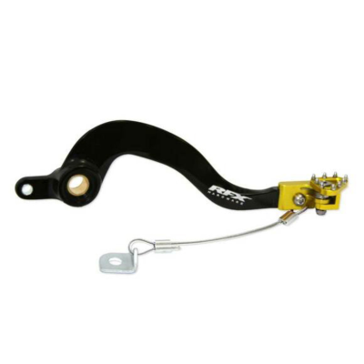 Manetă frână spate  RFX Pro ST Rear Brake Lever (H/A Black/Yellow) - Suzuki RM85 02-23