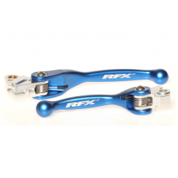 Set de manete  RFX Race Forged Flexible Lever Set (Blue) KXF250/450 04-12 / YZ125/250 01-07 YZF250 01-06 YZF426/450 01-07