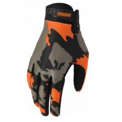 Mănuși motocross THOR LAUNCHMODE HUNTER ORANGE/BLACK