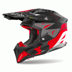 Casca AIROH AVIATOR 3 SPIN RED MATT