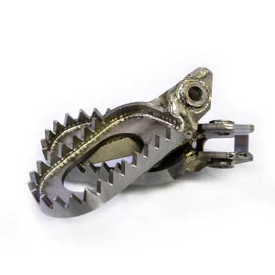 Scarite moto RFX Factory Titanium Footrests CR 125R/250R 02-07 / CRF 250R/450R