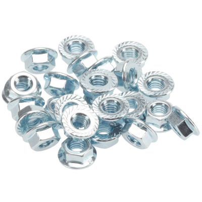 Set de piulițe  RFX M6 Flange Nuts - pack of 25