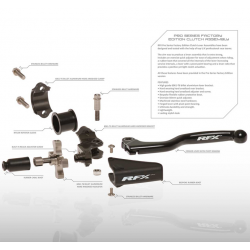 Set de bolțuri pentru conector  RFX Pro Clutch Assembly Replacement Bolt Set (4Pc) (Pivot Bolt And Nut + Bracket Bolts)