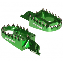 Scarite moto RFX Pro Footrests (Green) - KXF250 06-14 KXF450 07-14 