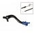 Manetă frână spate RFX Pro FT Rear Brake Lever (Black/Blue) Husqvarna FC 250/350/450 17-22 / TC 125 17-22 thumb