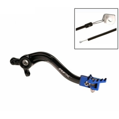 Manetă frână spate RFX Pro FT Rear Brake Lever (Black/Blue) Husqvarna FE 17-23 / TC 18-22