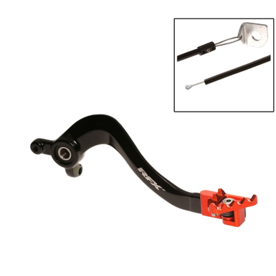 Manetă frână spate RFX Pro FT Rear Brake Lever (Black/Orange) - KTM SX85 03-17