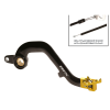 Manetă frână spate RFX Pro FT Rear Brake Lever (Black/Yellow) - Suzuki RM125 01-08
