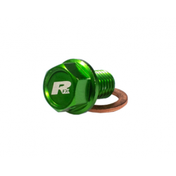 Dop de ulei RFX Pro Magnetic Drain Bolt (Green) [M8 x 16mm x 1.5] - Kawasaki KXF250/450