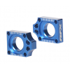 Bucșă bloc pentru axa spate RFX Pro Rear Axle Adjuster Blocks (Blue) YZ 125/250 02-08 YZF 250/450 02-08