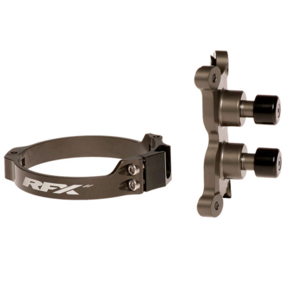 Holeshot sistem RFX Pro Series 2 L/Control Dual Button (Hard Anodised) - KTM/Husqvarna Factory WP 52mm