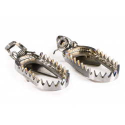 Scarite moto  RFX Pro Series Anti-Mud Footrests - Titanium GASGAS/HUSQ/KTM 24-25