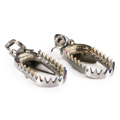 Scarite moto  RFX Pro Series Anti-Mud Footrests - Titanium GASGAS/HUSQ/KTM 24-25