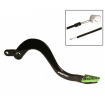 Manetă de frână spate RFX Pro ST Rear Brake Lever (Black/Green) - Kawasaki KX125 04-08 thumb