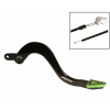 Manetă de frână spate RFX Pro ST Rear Brake Lever (Black/Green) - Kawasaki KXF450 06-25