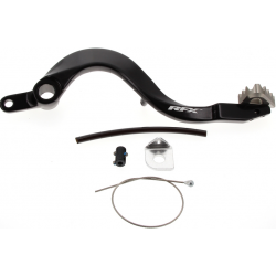 Manetă de frână spate  RFX Pro ST Rear Brake Lever (H/A Black / H/A Titan) - Kawasaki KXF450 06-25 Manetă de frână spate  RFX Pro ST Rear Brake Lever (H/A Black / H/A Titan) - Kawasaki KXF450 06-25