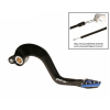 Manetă de frână spate  RFX Pro ST Rear Brake Lever (Hard Anodised Black/Blue) - Yamaha YZ125/250