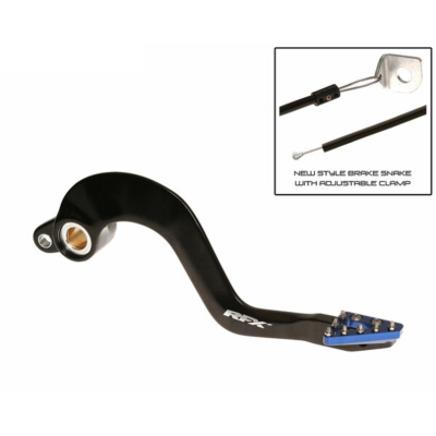 Manetă de frână spate RFX Pro ST Rear Brake Lever (Hard Anodised Black/Blue) - Yamaha YZ125/250 Manetă de frână spate RFX Pro ST Rear Brake Lever (Hard Anodised Black/Blue) - Yamaha YZ125/250