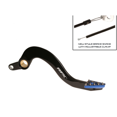 Manetă de frână spate RFX Pro ST Rear Brake Lever (Hard Anodised Black/Blue) - Yamaha YZF/WRF 250 Manetă de frână spate RFX Pro ST Rear Brake Lever (Hard Anodised Black/Blue) - Yamaha YZF/WRF 250