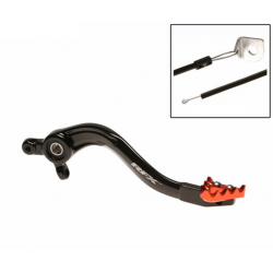 Manetă de frână spate RFX Pro ST Rear Brake Lever (Hard Anodised Black/Orange) KTM 17-23 Manetă de frână spate RFX Pro ST Rear Brake Lever (Hard Anodised Black/Orange) KTM 17-23
