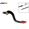 Manetă de frână spate RFX Pro ST Rear Brake Lever (Hard Anodised Black/Red) - Honda CR250 thumb