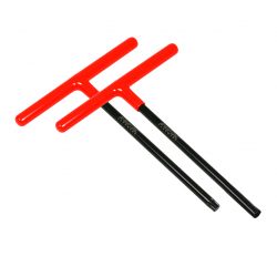  Set de bare în formă de T RFX Pro T-Bar Set (Black/Orange) Standard Reach with Rubber Handle - KTM & Husqvarna 6mm/T45