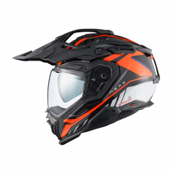 Cască aventurier NEXX X.WED3 GOBI ORANGE/WHITE
