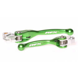Set de manete RFX Race Forged Flexible Lever Set (Green) KX65/85/100 00-16 KX125/250 00-08