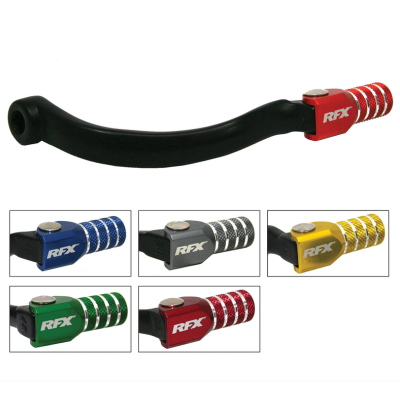 Manetă de viteze RFX Race Gear Lever (Black/Yellow) - Suzuki RM125