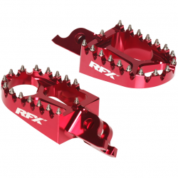 Scarite moto RFX Pro Footrests - red Scarite moto RFX Pro Footrests - red