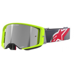 Ochelari de motocross ALPINESTARS SUPERTECH CORP YELLOW FLUO Red/ Mirror SILVER Ochelari de motocross ALPINESTARS SUPERTECH CORP YELLOW FLUO Red/ Mirror SILVER