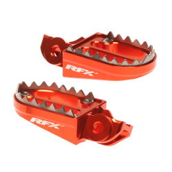 Scarite moto RFX Pro Series 2 Footrests - Orange KTM EXC/XC/SX 125-450 16-23