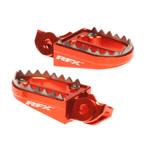 Scarite moto RFX Pro Series 2 Footrests - Orange KTM EXC/XC/SX 125-450 16-23