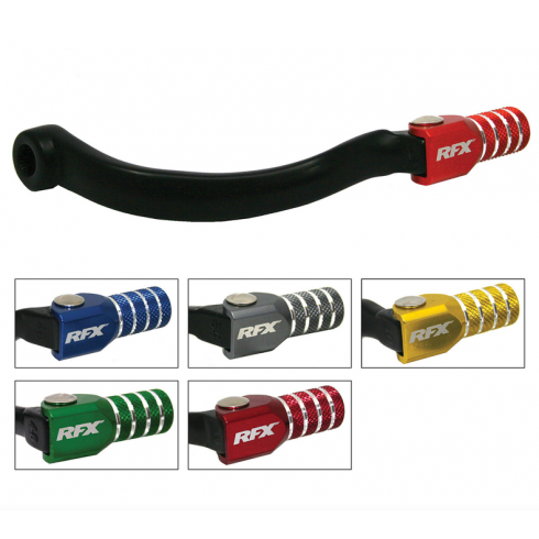 Manetă de viteze RFX Race Gear Lever (Black/Red) - Honda CRF450 R 05-07 / CRF 450 X 05-18