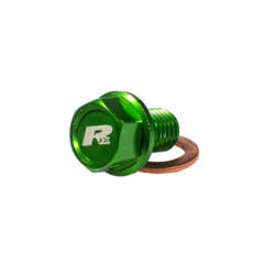 Dop de ulei  RFX Pro Magnetic Drain Bolt (Green) [M10 x 22mm x 1.5] - Kawasaki KXF450/450R
