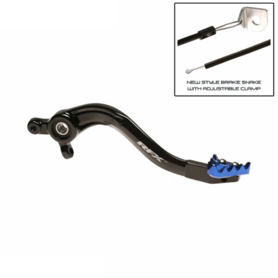 Manetă frână spate RFX Pro ST Rear Brake Lever Hard Anodised Black/Blue