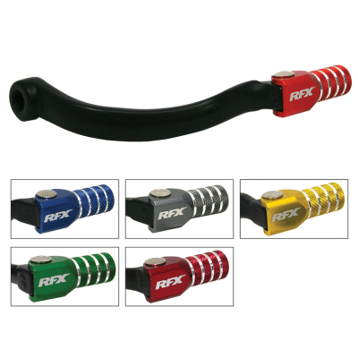 Manetă de viteze  RFX Race Gear Lever (Black/Orange) - KTM SX65 01-08