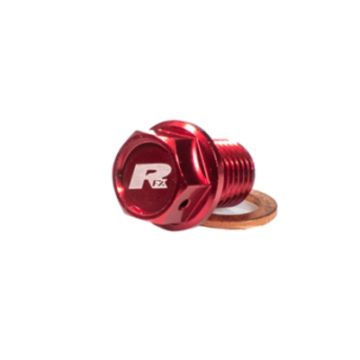 Dop de ulei   RFX Pro Magnetic Drain Bolt (Red) [M8 x 35mm x 1.25] - Honda CRF450/450X