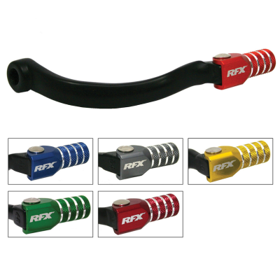 Manetă de viteze  RFX Race Gear Lever (Black/Yellow) - Suzuki RMZ450 05-07