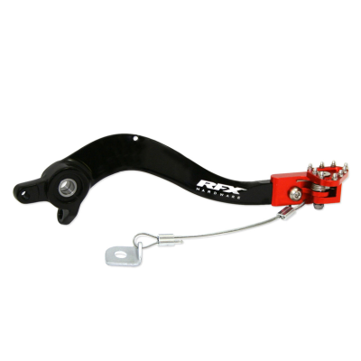 Manetă frână spate  RFX Pro FT Rear Brake Lever (Black/Orange) KTM EXC-F 250 07-16