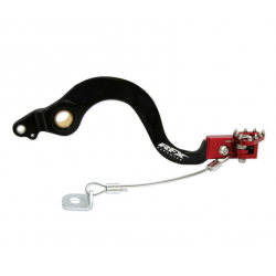 Manetă frână spate RFX Pro FT Rear Brake Lever (Black/Red) - Honda CRF150