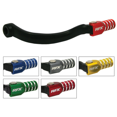 Manetă de viteze  RFX Race Gear Lever (Black/Yellow) - Suzuki RM80/85
