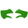 Capace din plastic pentru radiator RACETECH Radiator Scoops KLX 110 02-09 (Green)
