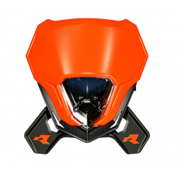 Far RACETECH V-FACE 2.0 LED Headlight (Black/Orange) Far RACETECH V-FACE 2.0 LED Headlight (Black/Orange)