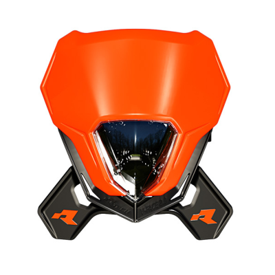 Far  RACETECH V-FACE 2.0 LED Headlight (Black/Orange)
