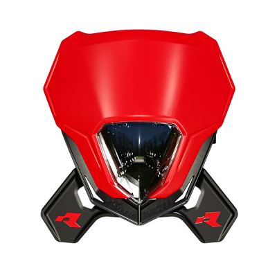 Far RACETECH V-FACE 2.0 LED Headlight (Black/Red)