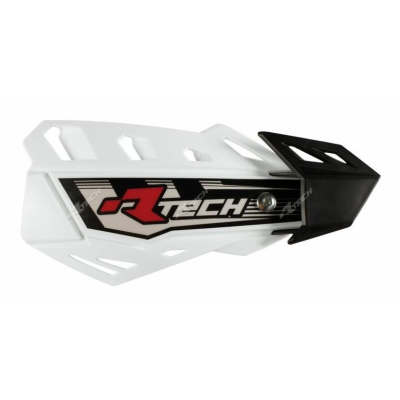 Protecție pentru ghidon RACETECH FLX Adjustable Handguards White