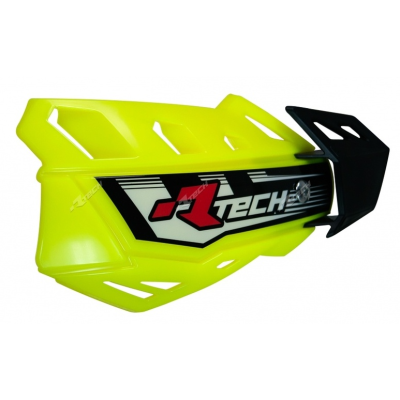 Protecție pentru ghidon  RACETECH FLX Adjustable Handguards Neon Yellow