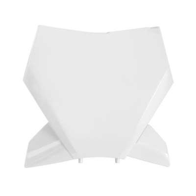 Placa numar  RACETECH Front Number Plate KTM 23-24 (White)